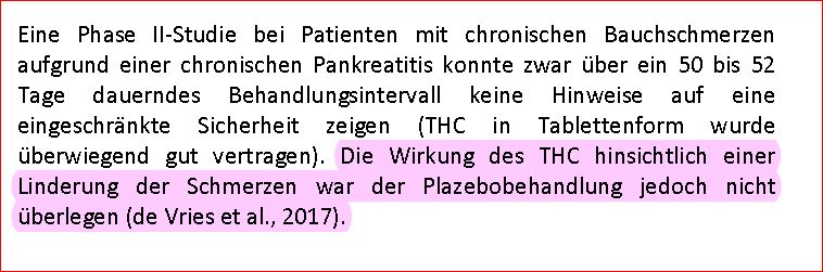 Cannabis Report 2018 5 Bauchschmerzen